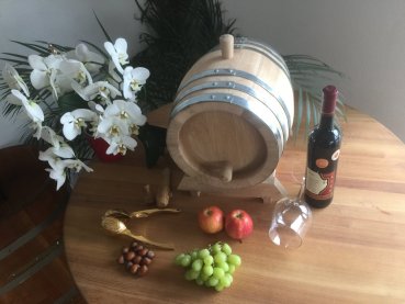 Preview: Weinfass Schnapsfass Lagerfass 10 Liter Holzfass neu